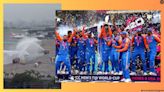 WATCH: Indian cricket team welcomed with water cannon salute at Mumbai airport after T20 World Cup win