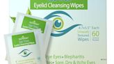 NOVEHA 60PCs Tea Tree Oil Eyelid & Lash Wipes | With Hyaluronic Acid, Now 33% Off