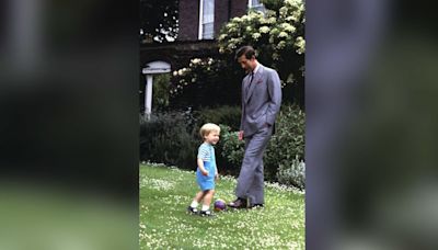 Prince William shares childhood photo of him and King Charles III for Father’s Day | CNN