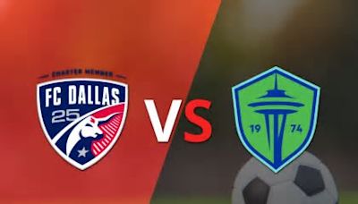 FC Dallas y Seattle Sounders empatan sin goles en el inicio del segundo tiempo