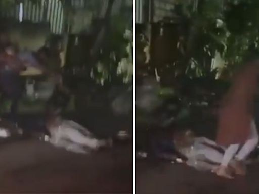 Shocking Video: Student Screams For Help After Teacher-Boyfriend Stabs Her Father Objecting To Their Relationship...