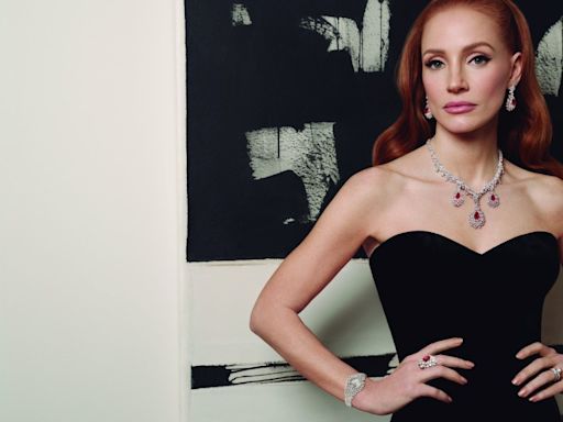 Jessica Chastain Channels Old-school Hollywood Glamour in Damiani Ad Campaign