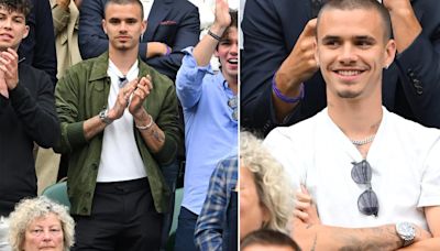 Romeo Beckham quiere ser el nuevo ícono del estilo centennial y eligió Wimbledon para demostrarlo