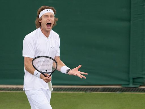WATCH: Tennis Star Beats Himself With Racket After Wimbledon Loss