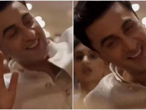 Ranbir Kapoor's 'Channa Mereya' dance move from Anant Ambani and Radhika Merchant's wedding goes viral | Hindi Movie News - Times of India