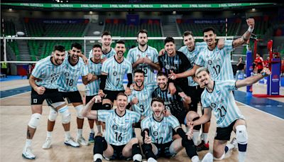 Argentina vs. Eslovenia, por los cuartos de final de la Nations League de vóley: día, horario, TV y cómo ver online
