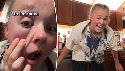 JoJo Siwa drunkenly says she’s ‘not OK’ after being punched in the eye on her 21st birthday