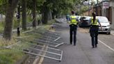 Fences along Grand Canal pulled down following protest - Homepage - Western People