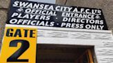 Swansea City legend Alan Curtis opens restored Vetch entrance