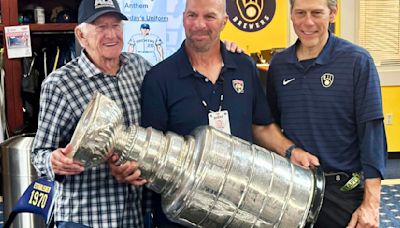 Panthers GM and ex-Brewers clubhouse attendant Bill Zito brings Stanley Cup to American Family Field