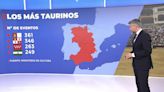 El mapa de los toros en España