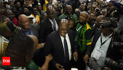 South Africa's ANC says it won't ditch Ramaphosa to form coalition - Times of India