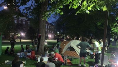 Student group at Miami University sets up encampment to protest Israel-Hamas war in Gaza