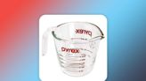 Buy the 'perfect size' Pyrex glass measuring cup that has thousands of 5-star ratings while it's less than $10 on Amazon