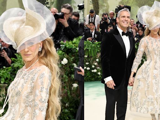 Sarah Jessica Parker Brings Ladylike Glamour to Met Gala 2024 in Richard Quinn Caged Dress