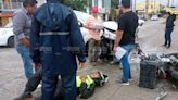 Motociclista lesionado por una camioneta en la Poza Rica- Coatzintla