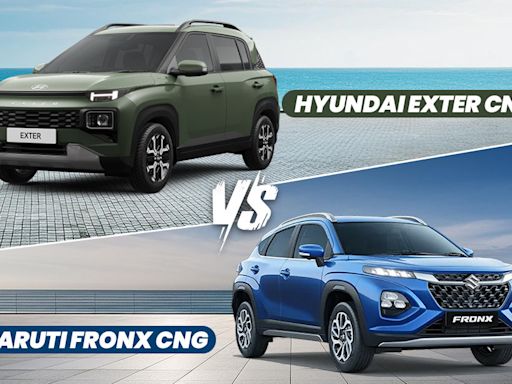 Hyundai Exter CNG vs Maruti Suzuki Fronx CNG: Pricing, Dimensions, Features, And Powertrain Differences Explained - ZigWheels