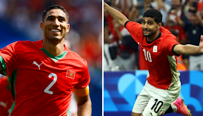 Morocco and Egypt into Olympic football semi-finals