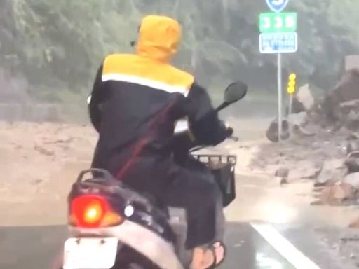 豪大雨襲擊！台3線嘉義大埔段 土石流交通中斷