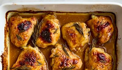 These Easy Baked Chicken Thighs Are So Flavorful, I Make Them Every Single Week