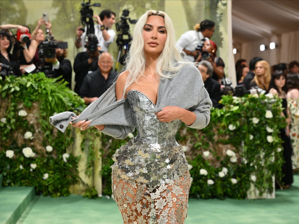 Kim Kardashian’s two-word response as she is interrupted by Palestine protester during festival speech