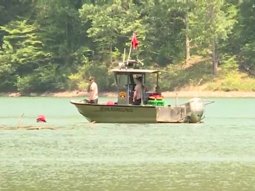 Father goes missing in lake after he rescued his struggling child from the water