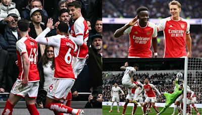 Arsenal player ratings vs Tottenham: Kai Havertz the king of north London after scoring vital derby winner to cap superb display as David Raya's blushes spared after another awful blunder | Goal.com English...