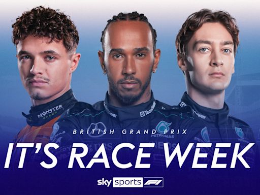 British GP schedule: UK time, when to watch Silverstone F1 weekend on Sky Sports and Sky Showcase