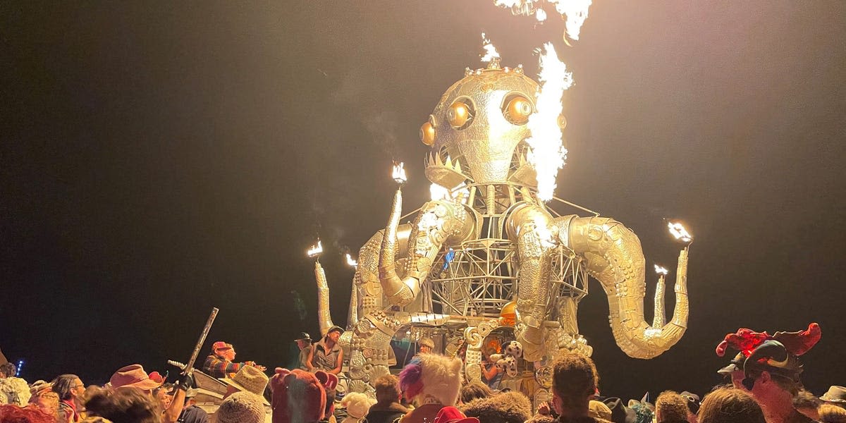 Burning Man, tech bros' favorite festival, got engulfed in a huge dust storm that snarled exits from the desert camp