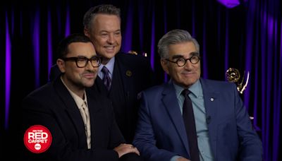 Eugene Levy and Dan Levy tease Emmy surprises