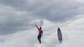 Brazilian surfer hovers above ocean in viral photo, breaks Olympic surfing record