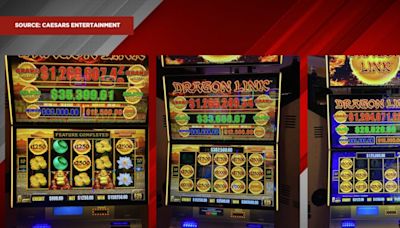 Three slot jackpots totaling to $660k won by guest at Caesars Palace