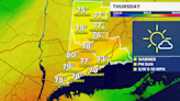 Warm and dry today for Connecticut; cooler this weekend