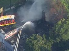 Fire at original Kodak building shuts down part of Ponce de Leon Ave.