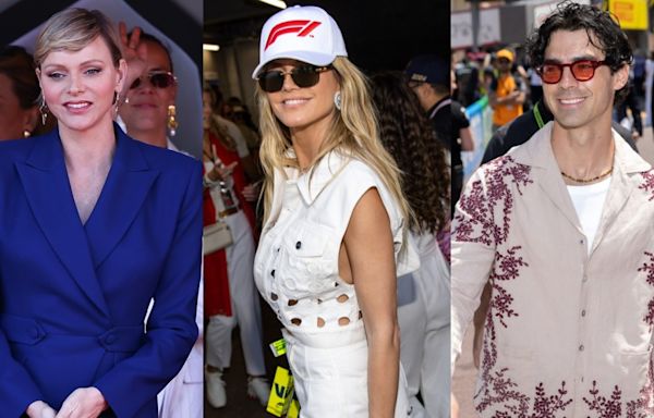 Stars at F1 Monaco Grand Prix: Princess Charlene, Joe Jonas, Heidi and Leni Klum and More