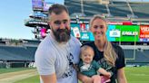 Jason Kelce Adorably Introduces Daughter Bennett, 14 Months, to Philadelphia Eagles Mascot