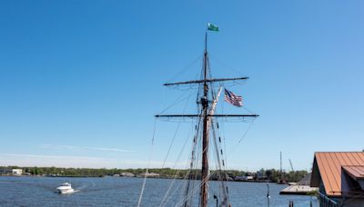 See drone video of ‘Friends Good Will’ tall ship at Tulip Time Festival