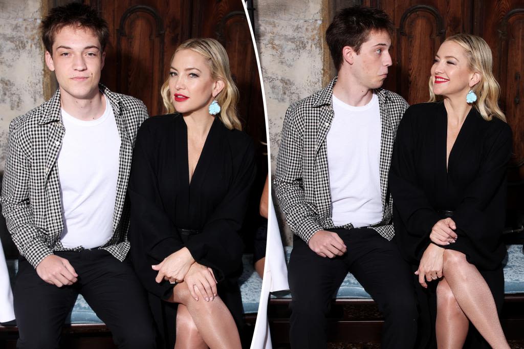 Kate Hudson brings son Ryder Robinson, 20, as her date to fashion show in Italy