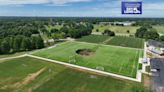 Watch: Massive sinkhole swallows soccer fields at Illinois park