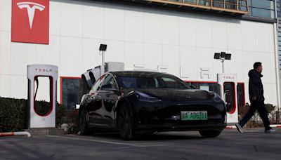 Tesla's China-made EV sales fall 18% in April; shares slip