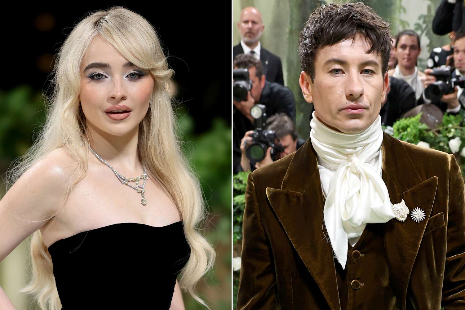 Sabrina Carpenter and Barry Keoghan Show PDA During 2024 Met Gala Debut — See Their Fairytale Looks