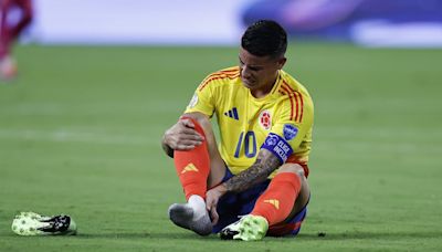 James Rodríguez entre los de menor calificación en el 1x1 de Colombia en la final de Copa América