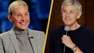 Ellen DeGeneres claims if she hadn't said this one phrase she might not have been 'kicked out of show business'