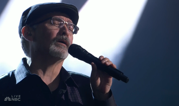 Richard Goodall performs “live” on AGT