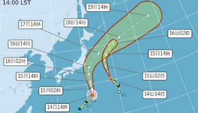 悟空安比雙颱影響日本！週四起強降雨時間範圍加大 出門務必帶傘