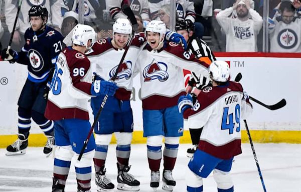 Colorado Avalanche take first-round series vs. Jets, await winner of Stars-Golden Knights