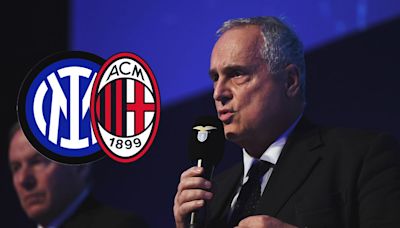 Lazio president urges Milan and Inter to ‘choose legality’: “Need to enact legislation”