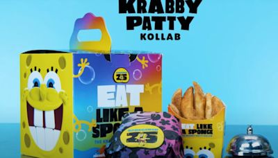 Wendy’s Unveils First Look at ‘Spongebob’-Inspired Krabby Patty Meal