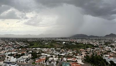 Fuerte lluvia en la Sierra de Nombre de Dios