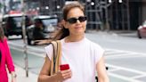 Katie Holmes’s Errand-Run Look Includes Sweatpants and Embroidered Sneakers